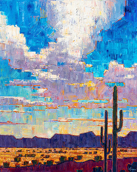 Blue Skies I by Bob Pejman