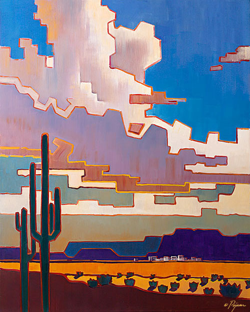Clouds Over the Mesa by Bob Pejman