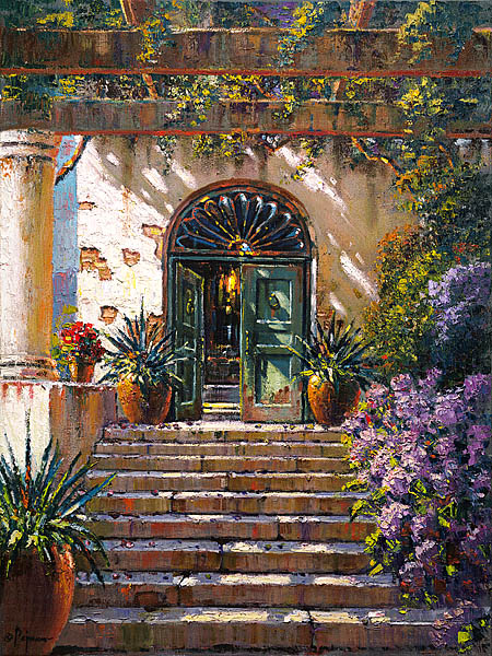 Villa Le Scale, Green Door, Capri Italy
