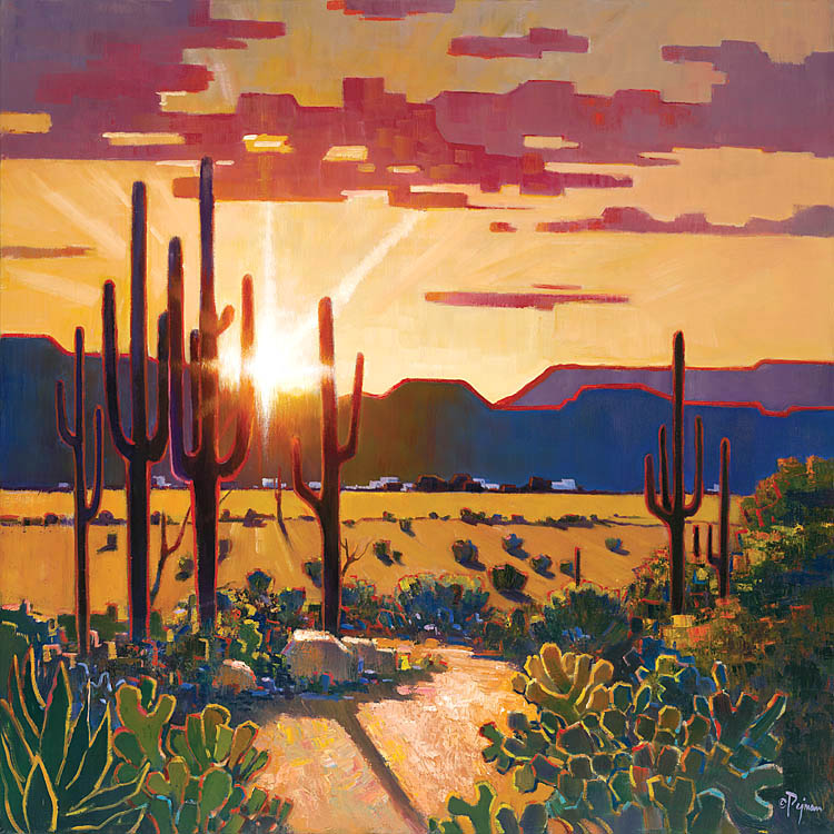 Saguaro Sunset by Bob Pejman