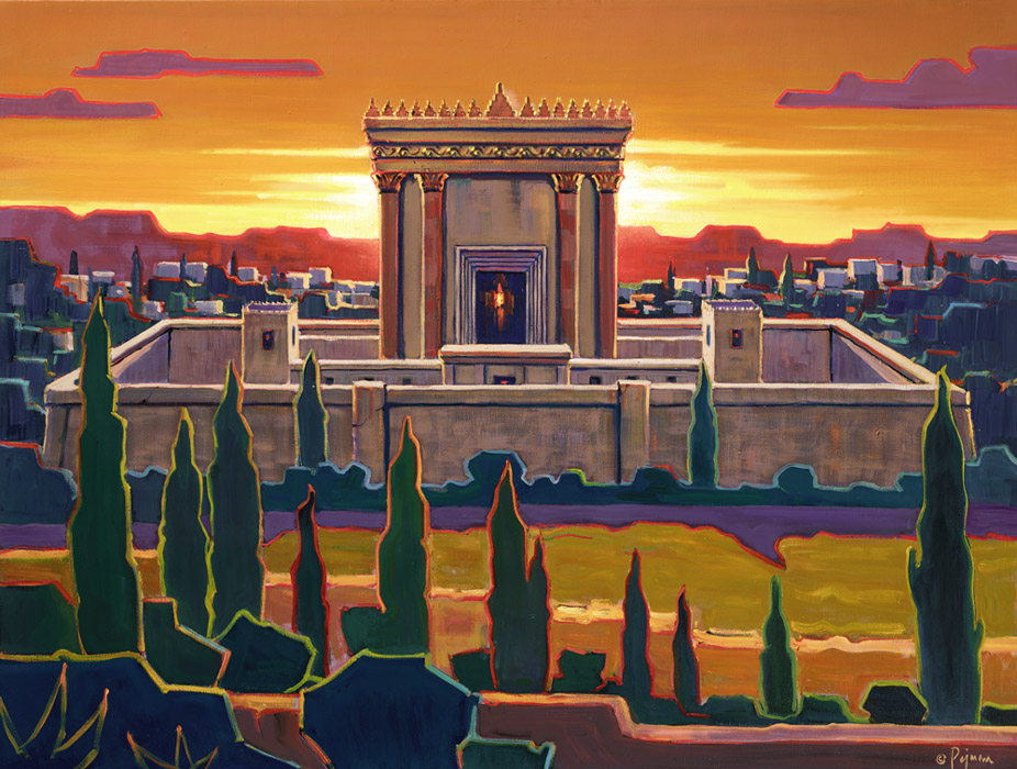 Temple Sunset by Bob Pejman